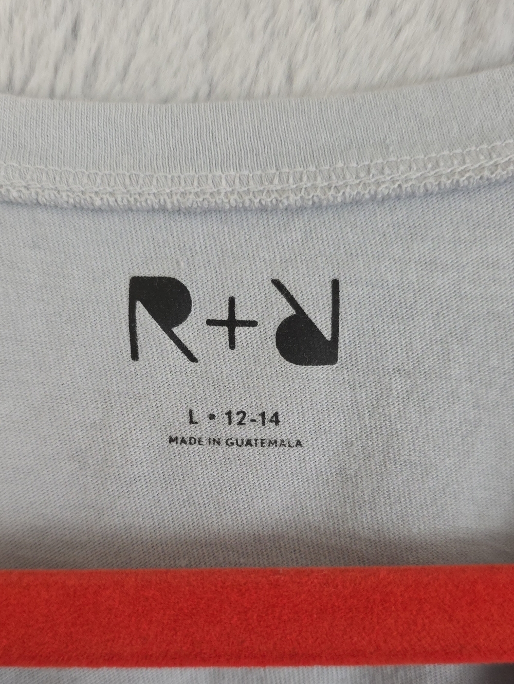 *R+D Gray Cropped Henley Tank Top Snap Front Sleeveless Women's Large 12-14 - Picture 6 of 9